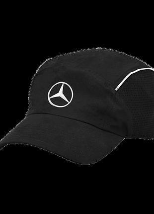 Бейсболка mercedes-benz logo cap by puma, black, артикул b66959043