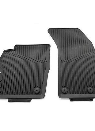 Резиновые передние коврики audi a8/s8 (4n/d5), контрастная надпись (4n1061501041)