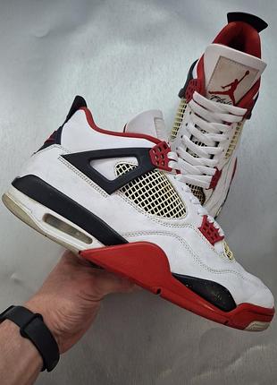 Кроссовки air jordan 4 retro og fire red