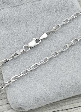 Срібний ланцюг якірне плетіння 45 см