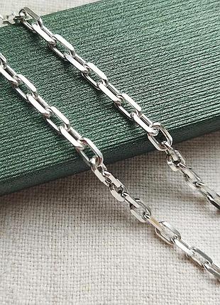 Срібний чоловічий ланцюг, якірне плетіння 60 см, 26.22 гр