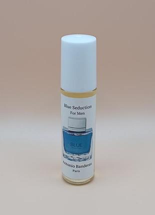Мужские масляные духи blue seduction for men antonio banderas 10 мл.