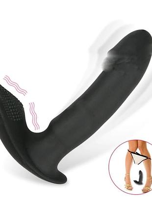 Вибратор женский с вибрацией стимулятор ануса стимулятор клитора и вагины