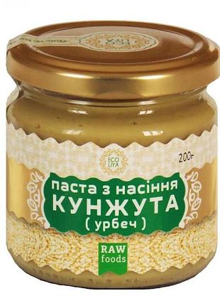 Паста з насіння кунжуту (тахіні) еколія 200 г
