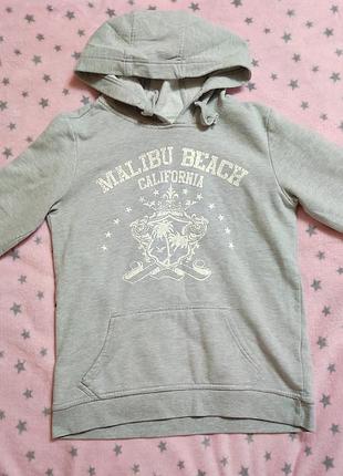 Серая худи Malibu beach 2