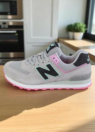 Кроссовки new belance gray-pink,26 балланс (0241)