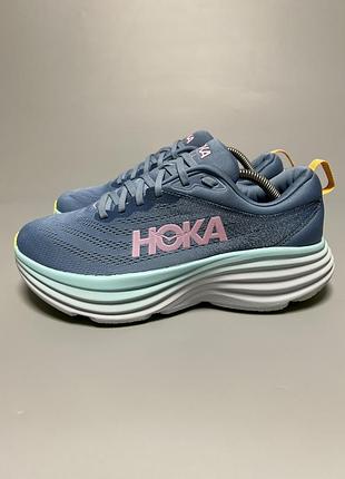 Бігові кросівки на широку ногу hoka one one bondi 8 wide оригінал