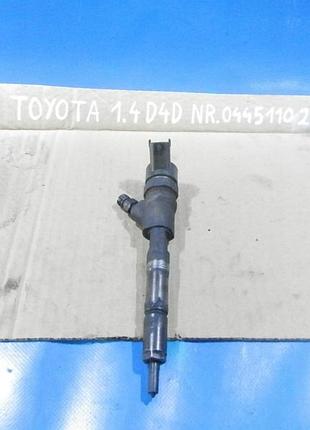 Форсунка toyota 1.4 d4d yaris и