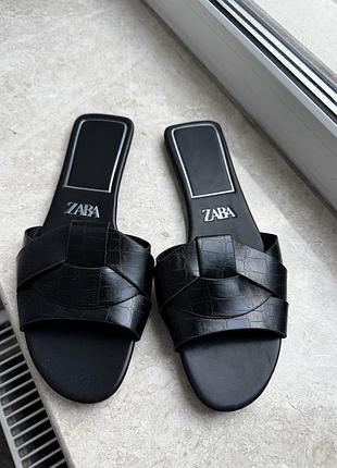 Шлепанцы zara