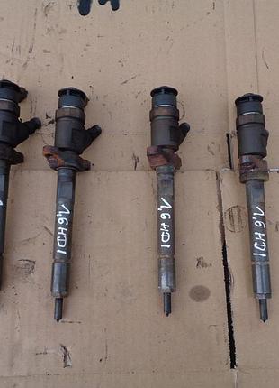 Форсунка citroen peugeot 1.6 hdi 0445110297
