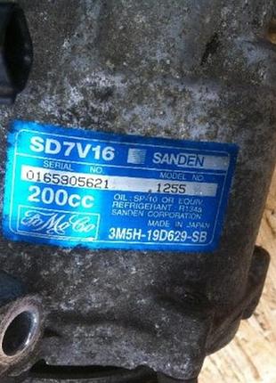 Автозапчастина компресор кондиціонера mazda 3 1.6 d 3mph-19d629-sb б/у оригінал 2