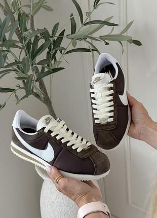 Nike cortez "baroque brown and sail"