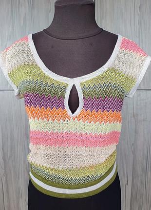Жіночий топ хендмейд з оригінального трикотажу missoni.