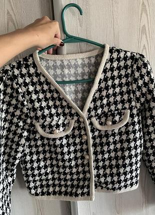Піджак жіночий картатий новий