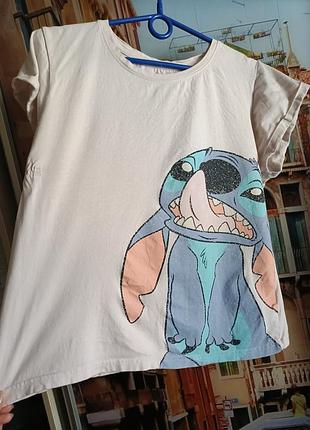 Stitch disney стич футболка