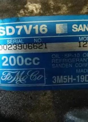 Компрессор кондиционера mazda 3 lift 1.6d 08r. 2