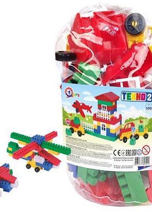 Конструктор техно 2, 100 дет, технок 0540