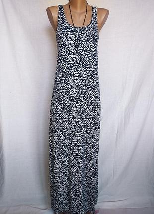 Довга трикотажна сукня сарафан, h&m, xs, 😍