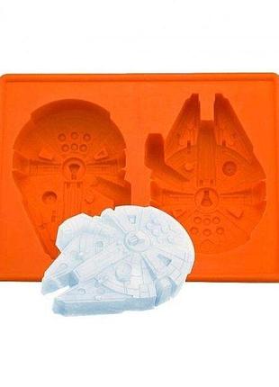 Силіконова 3d форма для льоду star wars сокіл тисячоліття