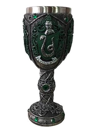 Бокал кубок гарри поттер harry potter slytherin слизерин факультет школы чародейства и волшебства хогвартс
