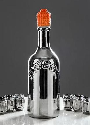 Подарочный набор бутылка с рюмками