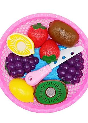 Игрушка "фрукты на липучках" mix 1 + посуда (66-46)