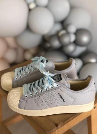 Adidas superstar grey🆕 шикарные кроссовки адидас🆕 купить наложенный платёж3 фото