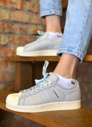 Adidas superstar grey🆕 шикарные кроссовки адидас🆕 купить наложенный платёж7 фото