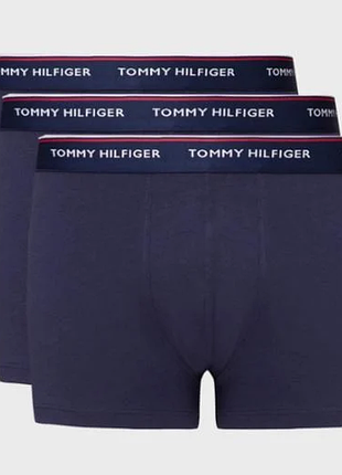 Набор трусов боксеров мужских tommy hilfiger premium essentials 3 шт. темно-синий