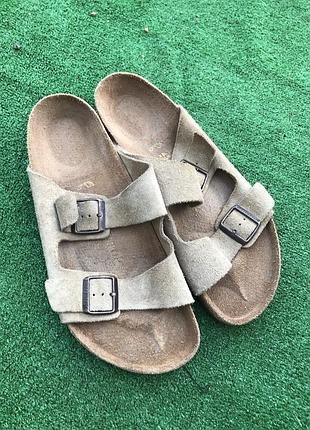 #b13 birkenstock arizona  шльопанці замша оригінал