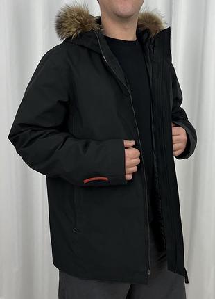 Prada 3in1 gore-tex jacket red tab куртка с подкладом и мехом прада