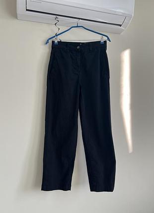 Джинси чорні mom h&m