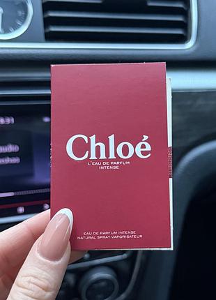 Парфумована вода chloe l'eau de parfum intense пробник 1,2 мл