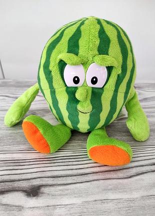 Плюшева м’яка яскрава іграшка «кавун» від серії goodness gang
