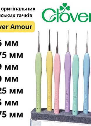 Набор крючков для вязания clover amour кловер амур (маленькие размеры) 3675