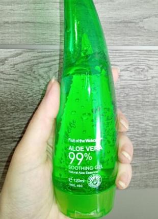Алоэ крем зволожуючий 99% aloe vera soothing gel алоє алое