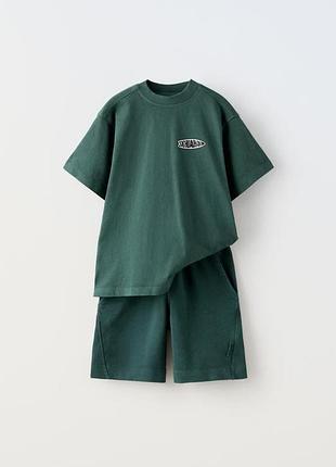 Комплект костюм футболочка шортики для мальчика от zara