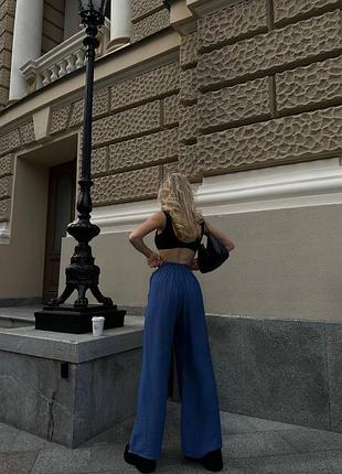 Брюки палаццо летние 7