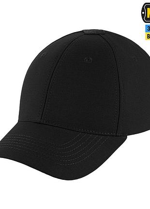 Тактична бейсболка м-тас black  elite flex ріп-стоп  40520002