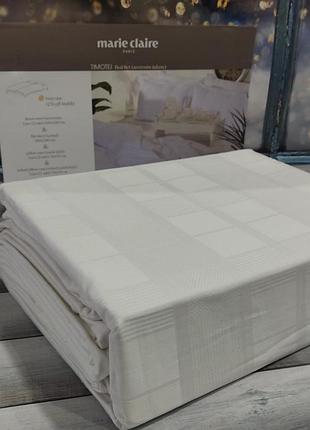 Постельное белье сатин жаккард семейный размер timotey marie claire турция beyaz