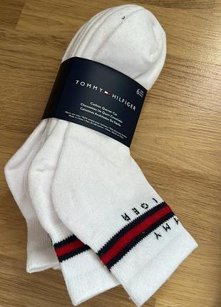 Набір шкарпеток (6 шт), унісекс, tommy hilfiger, томмі хілфігер, оригінал., нові з бірками.