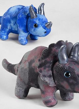 Мягкая игрушка m 46718 (300) "динозавр", 2 цвета, высота 15см, в пакете 107540 7..