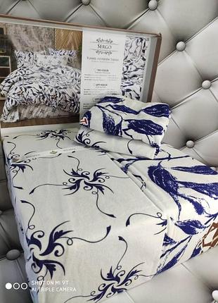 Набор постельного белья из фланели байка евро размер belizza турция  074-1