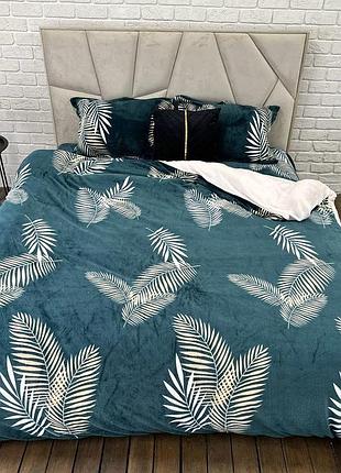 Плюшева постільна білизна сімейний розмір colorful home