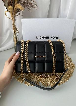 Трендовая сумка женская бархатная на плечо michael kors трендовая женская сумка черная корс очень легкая