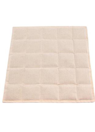 Масажна подушка на крісла та стільці lintex з насінням проса 40х40 см