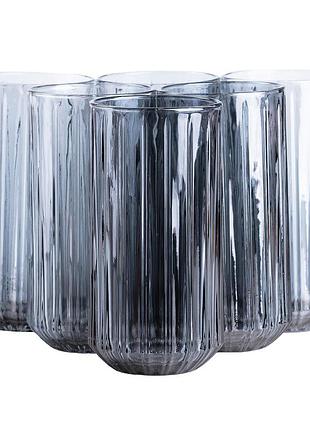 Стаканы 380 (мл) набор стаканов 6 шт для напитков стеклянные 146 (мм) hp529