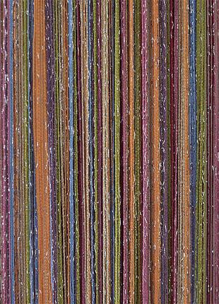 Штори нитки веселка дощ серпанок 3х3м №104 з люрексом