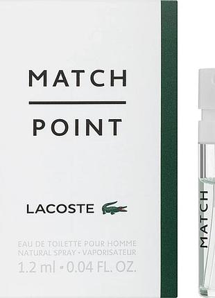 Lacoste match point 1,2 ml