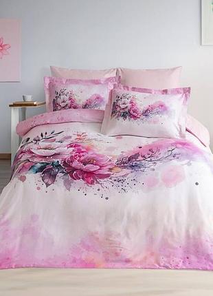 Постельное белье сатин 3d евро размер altinbasak kate